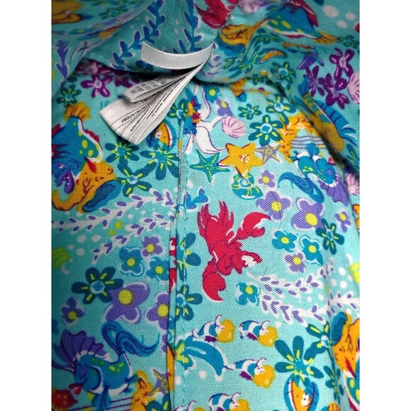 Vera Bradley Original Zip Tote In Disney Ariel Little Mermaid Floral - Picture 13 of 13